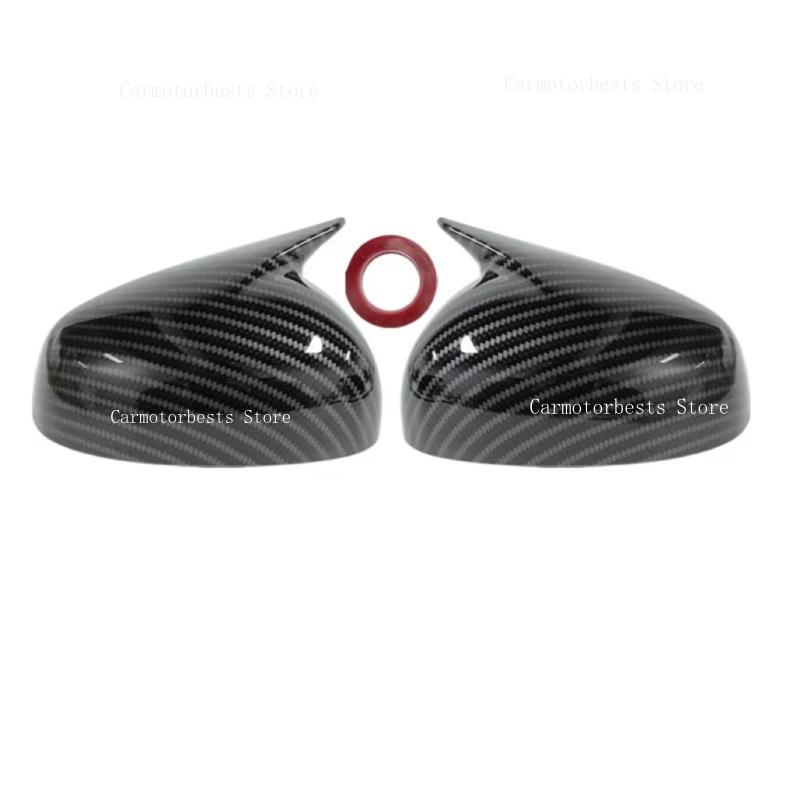 Car Rearview Side Mirror Cover Fit ForMercedes-Benz Smart Fortwo/Forfour 453 W453 2015-2024 Wing Cap Rear View Case Trim