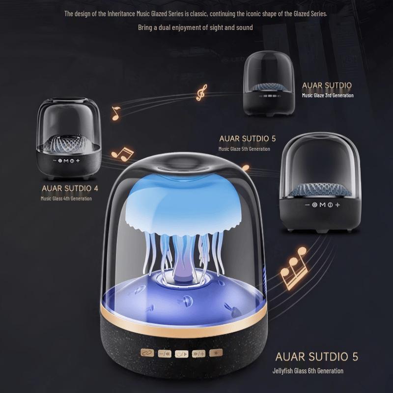 4th Gen Jellyfish RGB Light Bluetooth Subwoofer with White Noise
