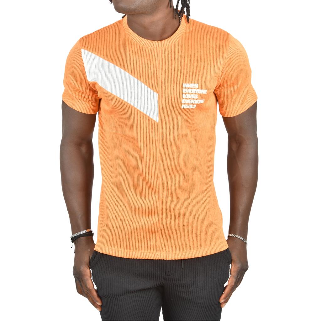 Облегающая трикотажная футболка DeepSEA из лайкры с круглым вырезом 2403230