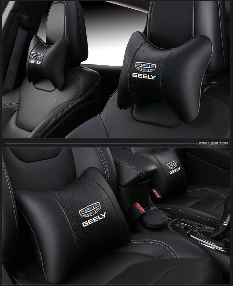 Совместимые чехлы на сиденья Geely: Подходит для водительских сидений Borui, Xingrui, Boyue, Emgrand, GS и Binyue с подголовником и поясничной поддержкой.