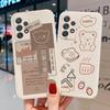 Cute Bear Case For Samsung A52S 5G Case Samsung A53 A32 A52 A73 A51 A12 A21S A71 A72 A50 A11 A10 A30 A31 A20S Cover A 52 32 Capa