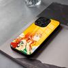 Чехол для телефона с аниме-персонажем N-Nami для IPhone 17 Air 16 E Pro Max 15 14 13 Mini 12 Pro 11 Max Plus Черная стеклянная крышка