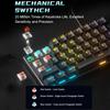 61-клавишная механическая клавиатура с эффектами RGB-подсветки, эргономичный дизайн, регулируемая универсальная проводная игровая клавиатура Plug-Play