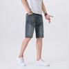 Summer Thin Denim Shorts Men's Loose Five-point Pants 5-point Casual Stretch Medium Pants