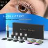Eyelash Perm Kit High End Eyelash Curling Set Box, No.1 Softener 5-7 Minutes, No.2 Styling Agent 7 Minutes, Complete with Tools