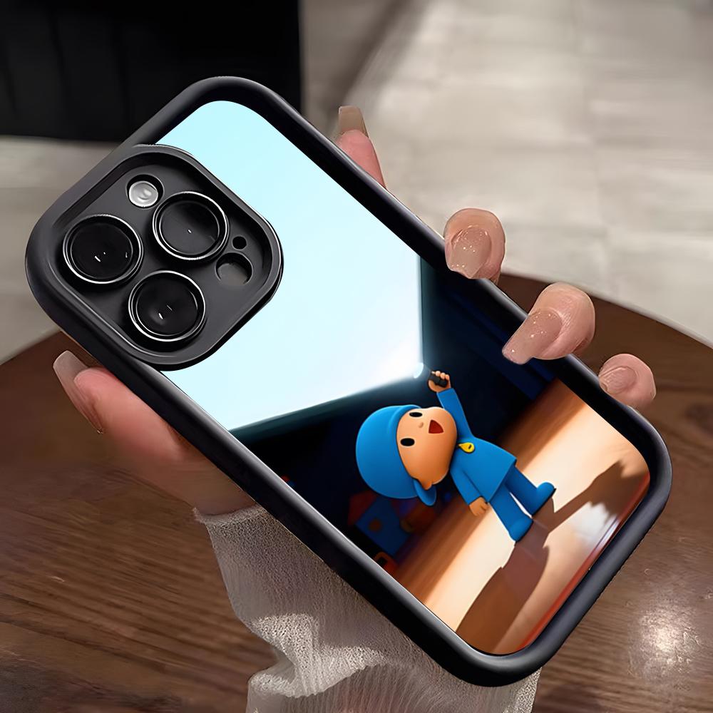 Pocoyo Phone Case For IPhone 17 Pro Max 15 Pro 16 14 Plus 12 13 Mini 11 Pro Shockproof Soft Cover