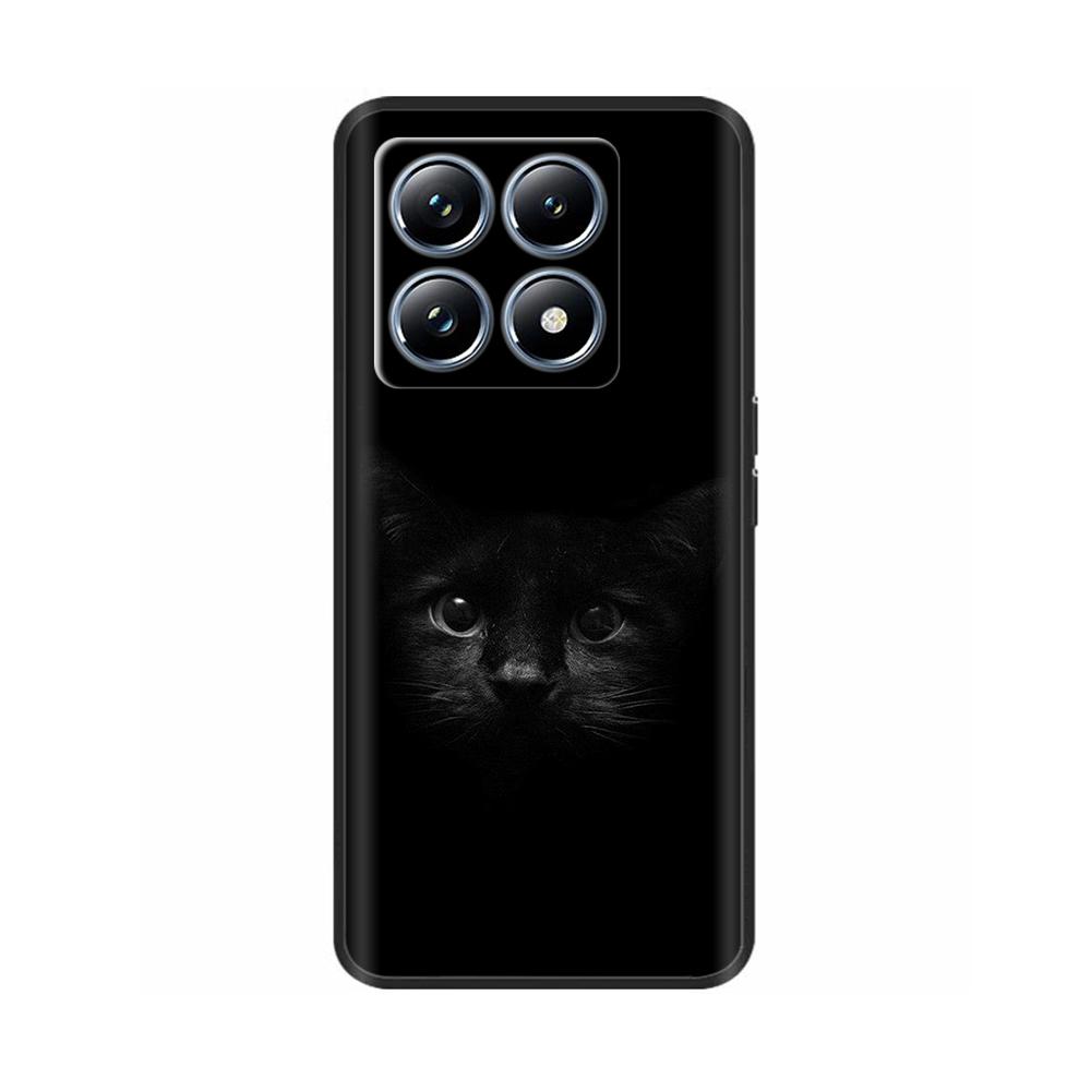 Для Xiaomi Mi 14T Pro Чехол Мягкий Жидкий Силикон Защита Задняя Крышка для Xiaomi 14T Pro Mi14T 5G Чехлы Расписные Мультяшные Фундас