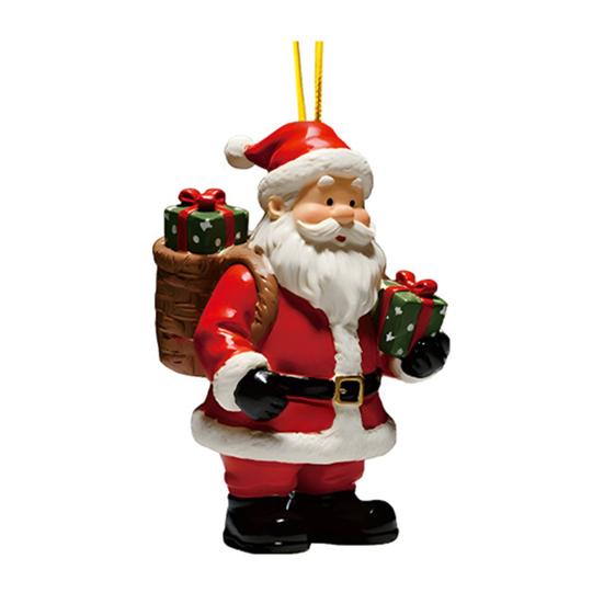 Рождественское украшение 2D плоский акриловый Санта-Клаус/Снеговик/Щенок елочные подвески для праздничной елки