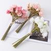Realistic Artificial Roses Flowers Bouquet Mini Fake Flowers Small Tea Rose  Wedding Party Decor
