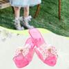 Princess Dress Up Shoes Jelly Sandals for Girls Beach Role Playing