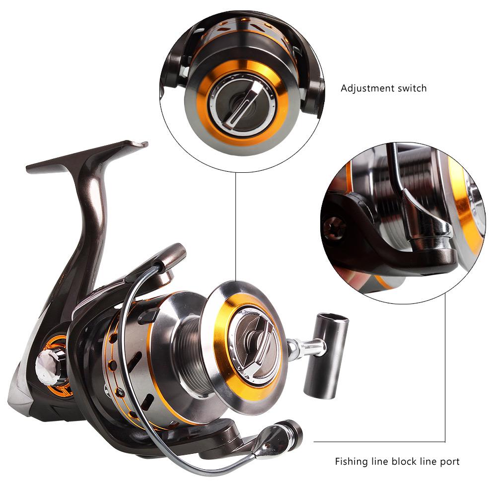 Спиннинговые рыболовные катушки — левая правая, передаточное число 5,2:1/5,1:1, 13BB, катушка для пресноводной и морской рыбалки