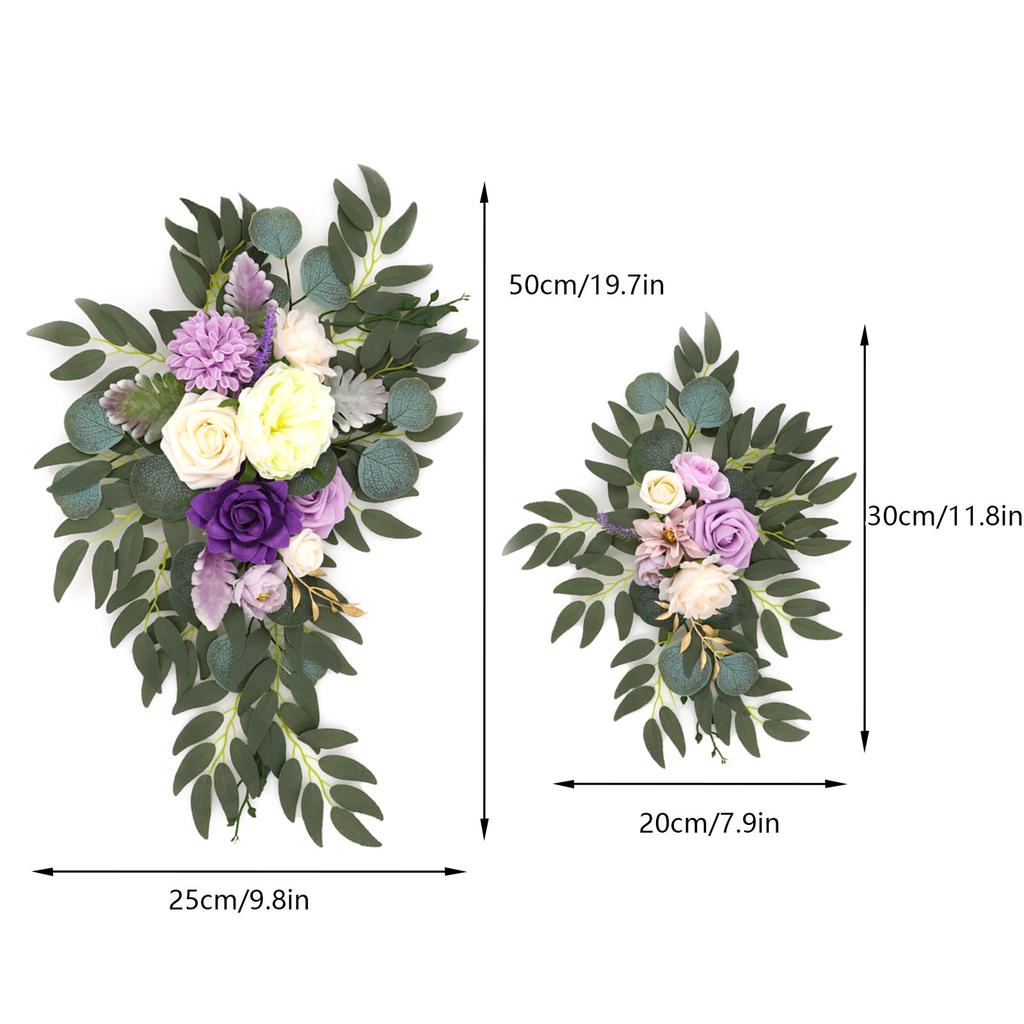 Artificial Wedding Arch Flowers Kit Artificial Flowers for DIY Party Ceremony Reception Backdrop Floral Decoration