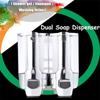 350 мл дозатор мыла для рук, шампуня, настенное крепление, дозаторы жидкости для душа, контейнеры для ванной комнаты, туалета