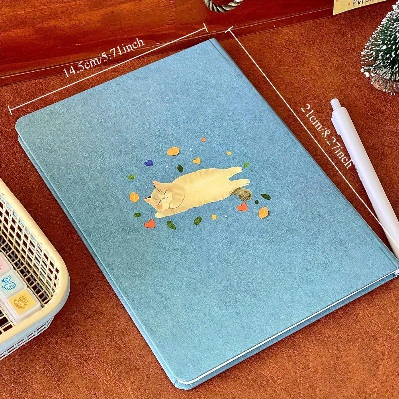 Adorable Cat Notebook, A5 Hard Cover Notebook, Essential for Office and Study, Lined Pages, Perfect Gift for 12 Occasions