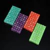 D6 игральные кости 12 мм 6-сторонние многоцветные прозрачные акриловые игральные кости с закругленными краями для настольной игры Drink Party DND