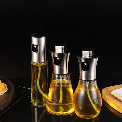 Бутылка-спрей для масла из нержавеющей стали 304, 1 шт. - Насадка под давлением, Идеально подходит для кухни, барбекю на открытом воздухе - Без электричества или батареек