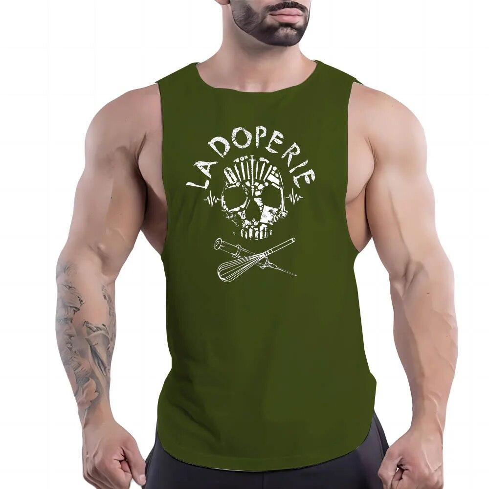 Мужской четырехсезонный повседневный многоцветный жилет без рукавов, повседневная быстросохнущая мужская простая дышащая многоцветная рубашка с героями мультфильмов