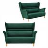 Sofa Wing Sofa Zoja Scandinavian Non-folding Family Meble Green
