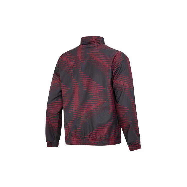 Adidas DFB WC Anthem Двусторонняя спортивная куртка с воротником-стойкой Мужская куртка черная HF4058