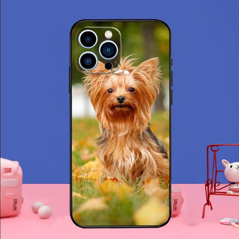 Мини-йоркширский терьер Чехол для телефона Для iPhone 17 Air 16 15 14 11 12 13 Pro Max 13 mini 15 16 Plus 16e Защитный чехол-бампер