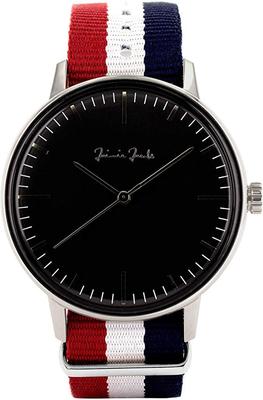 Jaimie Jacobs UHR MAXVORSTADT SUNRISE Сделано в Германии MIDNIGHT, Наручные часы, (Циферблат Черный, Корпус Серебристый)