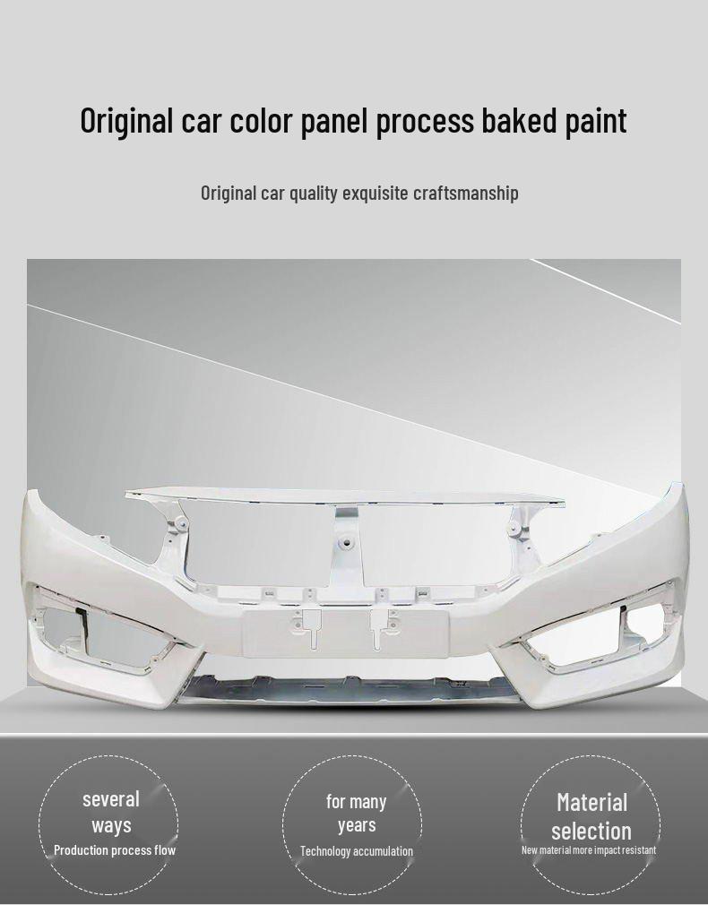 Совместим с передним и задним бамперами Honda Civic 2016-2018 годов выпуска.