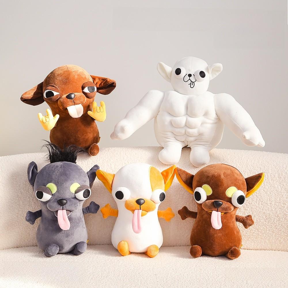 Плюшевая игрушка Чихуахуа из очень мягкого короткого плюша. Подарок и предмет коллекционирования для детей.