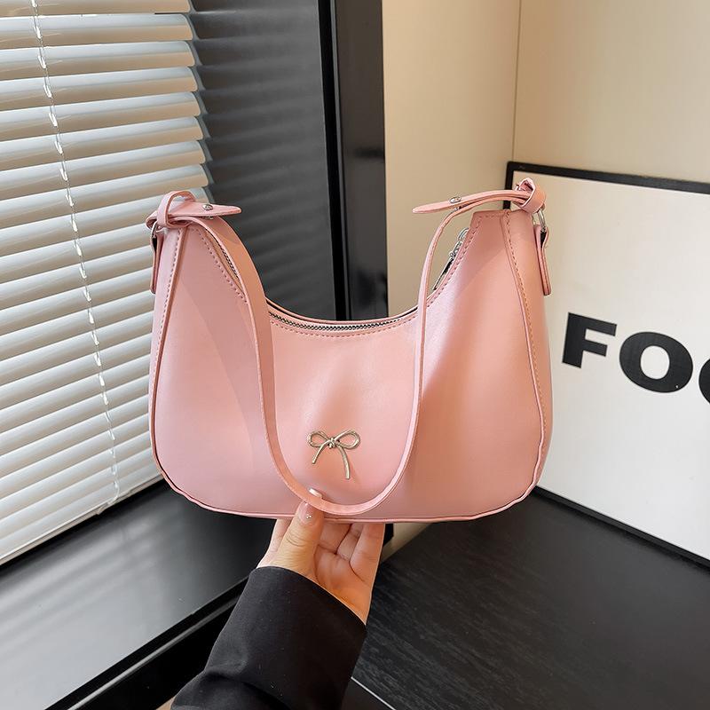 Saddle Bag Fashion Bow Armpit Bag Ins Niche Casual Versatile Shoulder Handbag