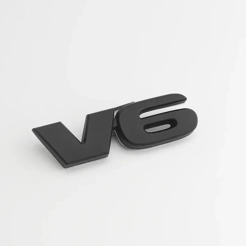3D Metal SR5 V6 Letter Rear Boot Trunk Emblem Badge Sticker Decals Car Styling Accessories For Toyota Tundra