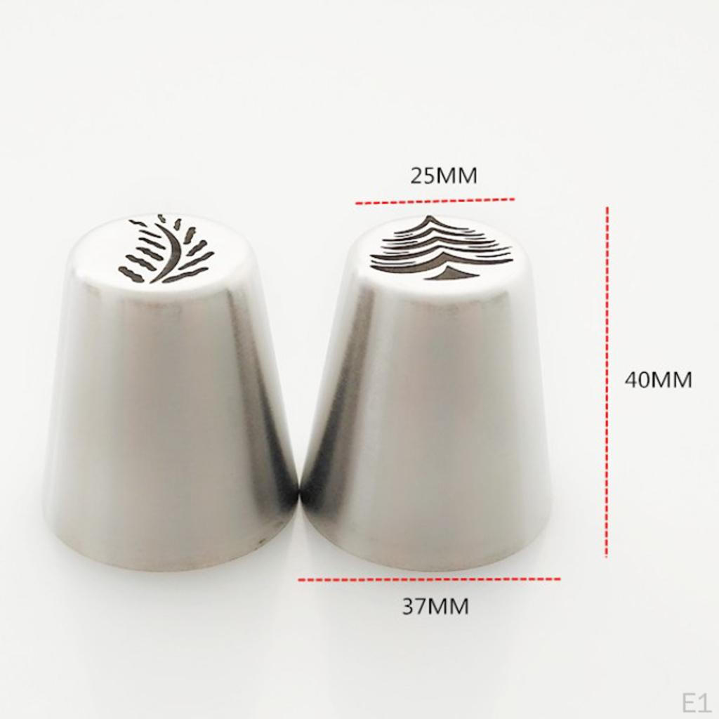 Набор из 12 насадок для трубок из нержавеющей стали, инструменты для помадки, наборы насадок для кондитерских изделий