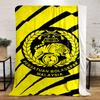 Tiger Emblem with Football Design printed Flannel blanket for bedroom, living room, sofa, and nap