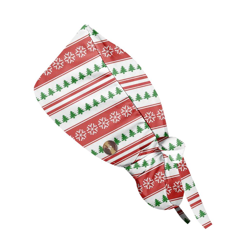 Модная рождественская рабочая кепка с принтом, повседневная женская кепка с хвостиком, кепка с повязкой, кепка Baotou