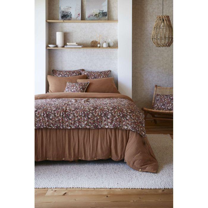 Bout de lit "Capucine" 90 x 200 cm "Gaze de Coton" - Capucine Camel