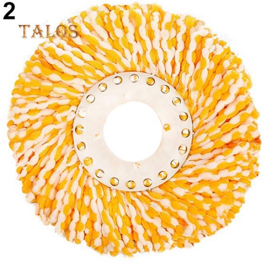 Useful 360 Rotating Head Easy Magic Microfiber Spinning Floor Mop Bucket Head Bathroom Supplies