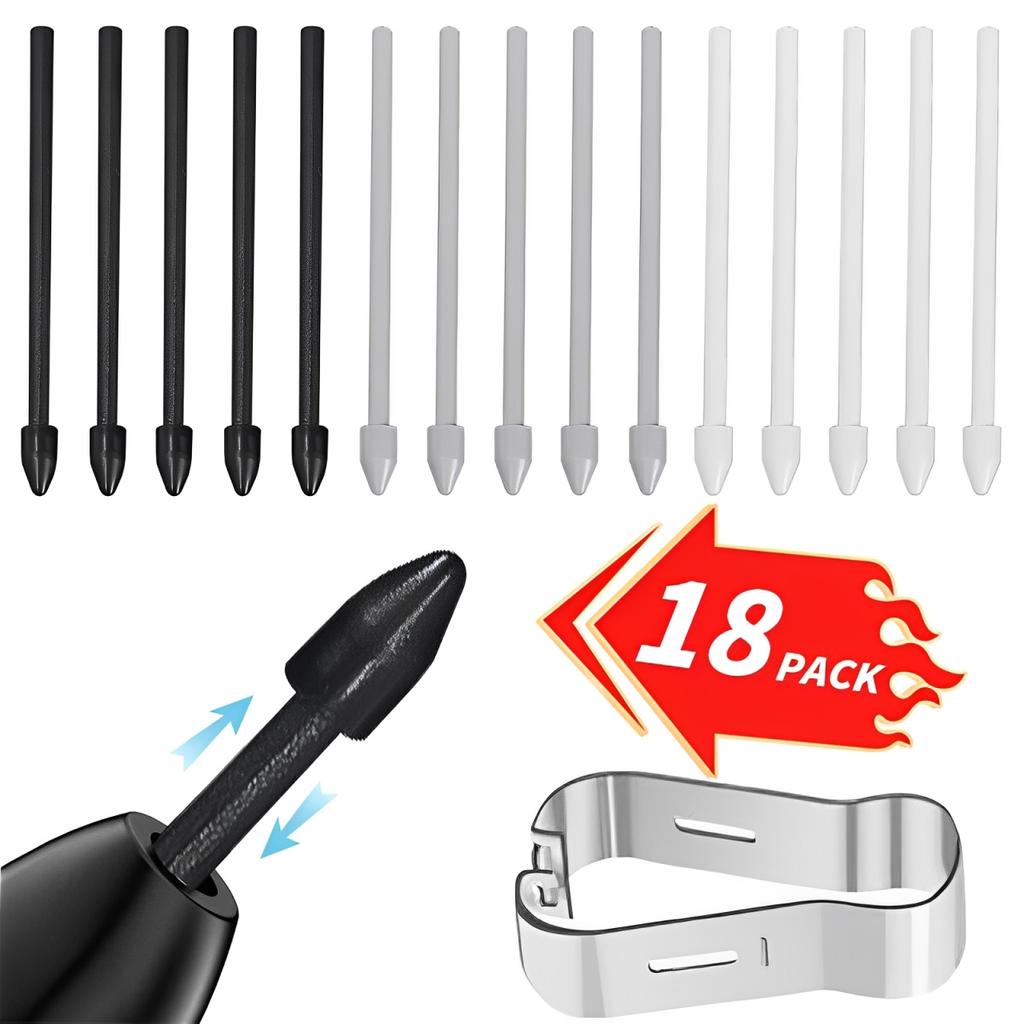 Stylus Pen Replacement Tablet Pencil Nib for Samsung Galaxy S Pen Tab S9 S23 Wear Resistant Stylus Pencil Tips with Tweezer Set 6