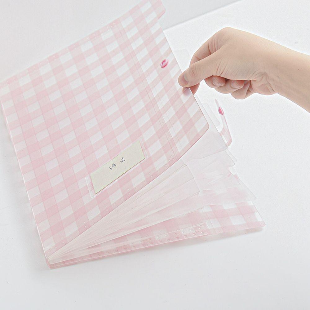 Closure for School Office Storage Bag Student Supplies Expanding File Folders Document Bag Test Paper Holder Document Organizer