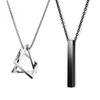 Hot Fashion Geometric Men Pendant Necklace Classic 316L Stainless Steel Chain Necklace For Man Male Punk Jewelry Party Gift