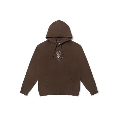 Vans Новая серия Force мультяшный узор вышитый пуловер свитшот унисекс свитшот коричневый VN0008HN3N1