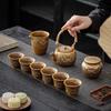 Чайный сервиз Meijin в стиле ретро, японская керамика, эмалированная ручка