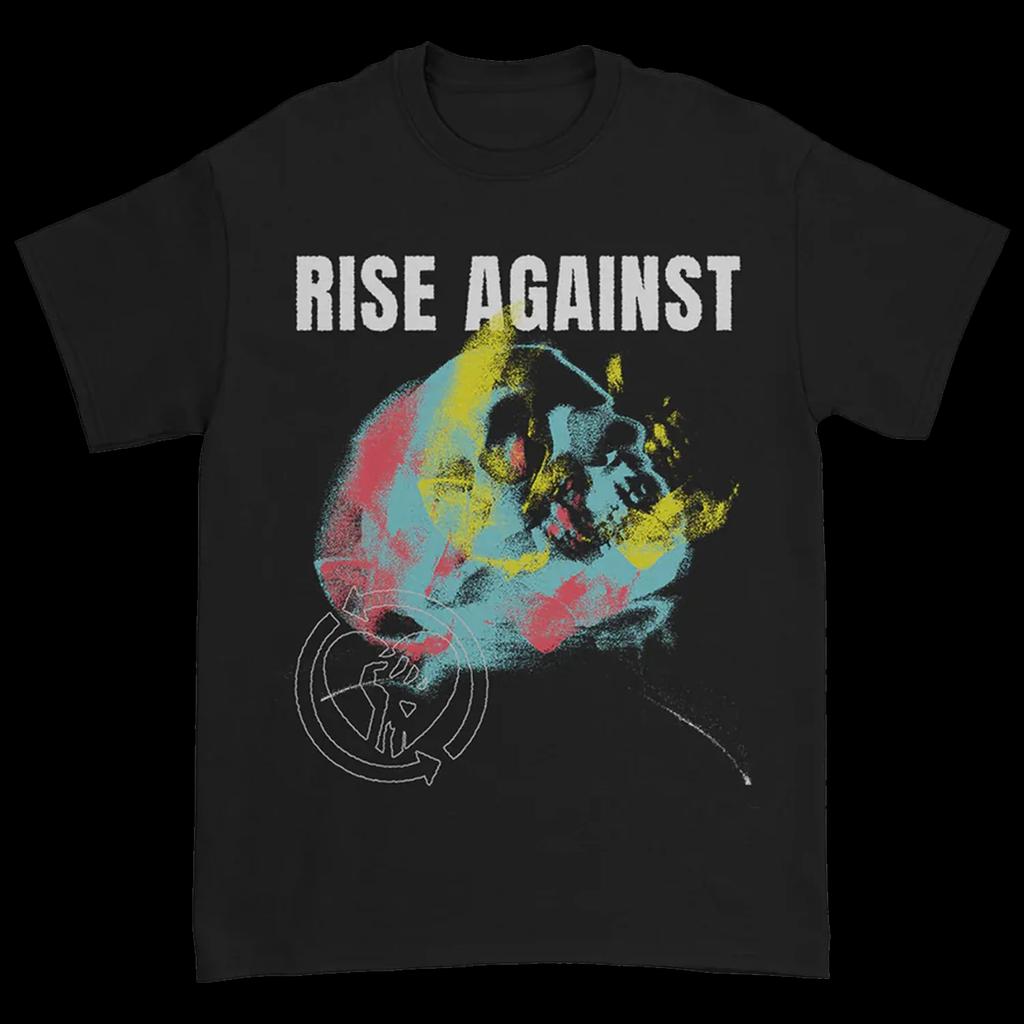 Fashion Hip Hop Usa Rise Against Punk Band Graphic Unisex Womens Cotton TShirt Streetwear Vintage Fashion Unisex Summer Casual Tee