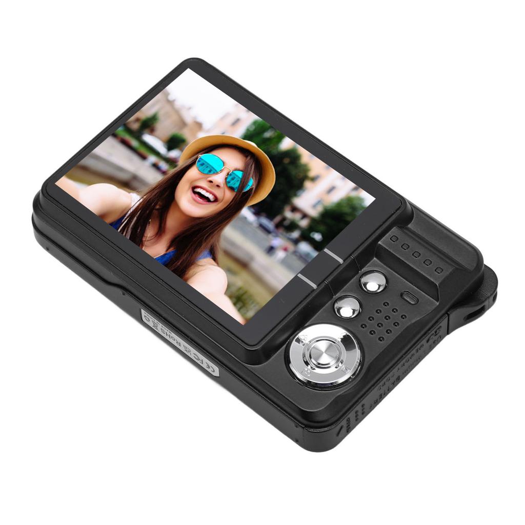 4K Digital Camera 48MP HD 2.7 Inch Screen 8X Zoom Autofocus Auto Beauty Anti Shake Travel Camera with Fill Light for Teens Kids