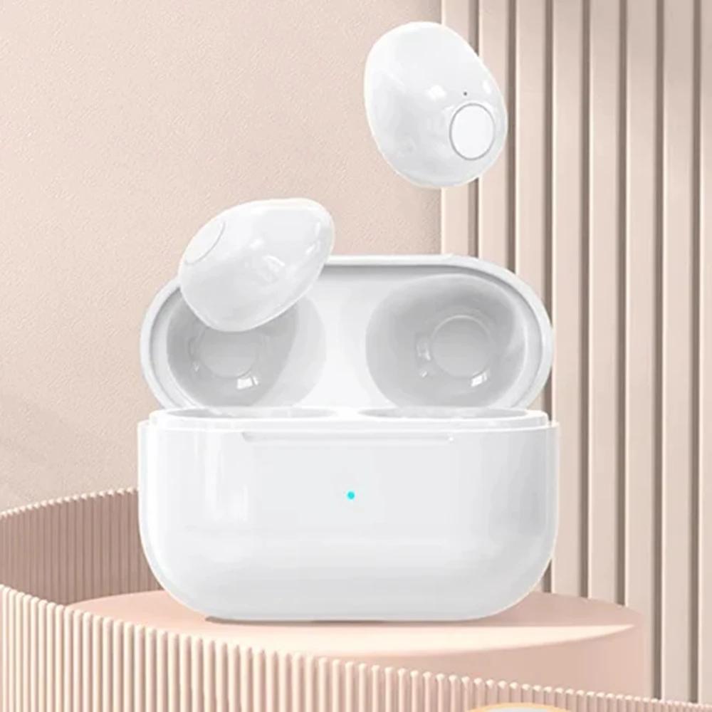 Невидимые наушники Мини-наушники V5.2 Bluetooth TWS Внутриканальные наушники Шумоподавление Беспроводные наушники для сна Внутриканальные наушники с микро