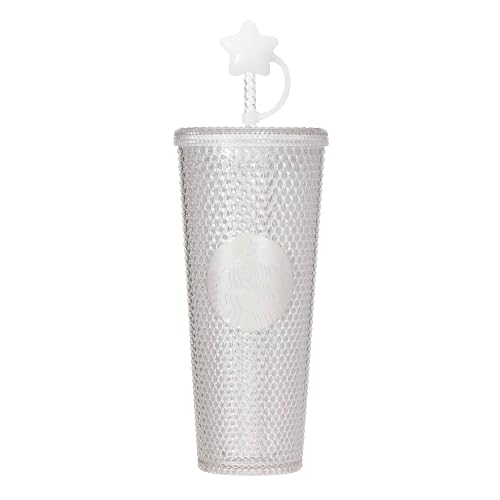 Starbucks Bumpy Star Logo Cold Cup Tumbler, 710ml, Coffee, Starbucks Holiday, Christmas 2023, Sparkling Star Design, Cute, Stylish, Gift, Birthday, or