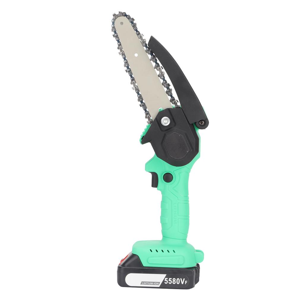 Электрическая цепная пила 6 дюймов Многофункциональная ручная малая цепная пила на литиевой батарее 100?240В