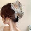 Супер фея лунный свет пряжа бабочка кисточка заколка-краб: Крупный модный аксессуар для волос