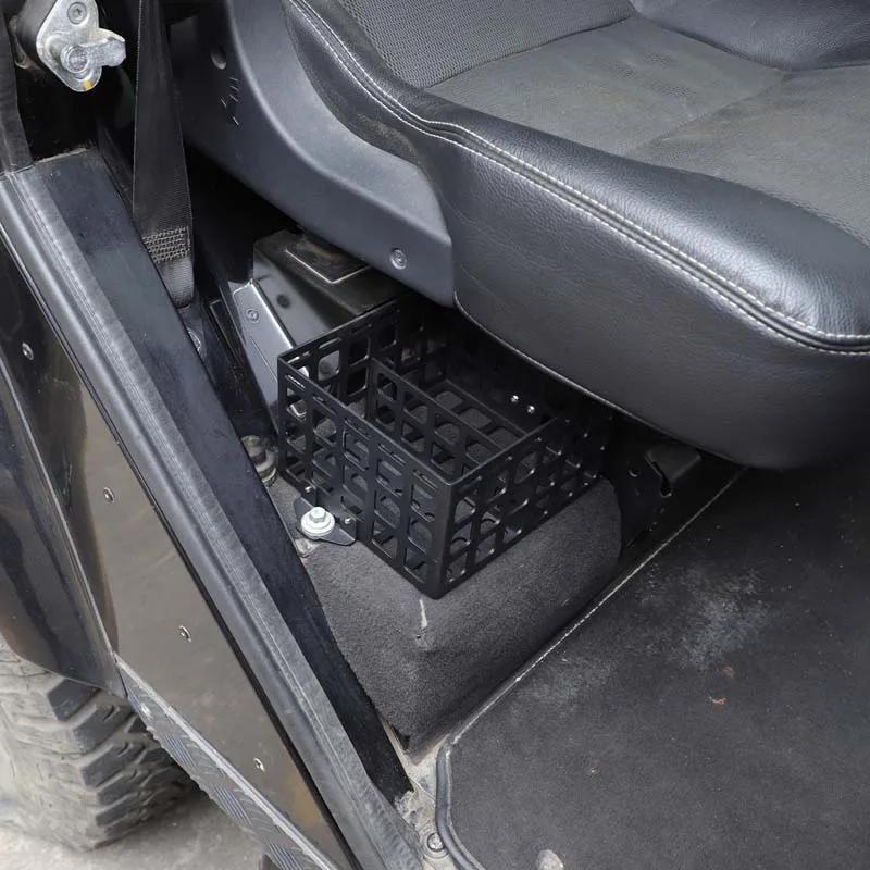 Алюминиевый сплав Для Land Rover Defender 2026-2018 Автомобильные корзины для хранения сидений второго ряда с обеих сторон Автомобильные аксессуары для интерьера