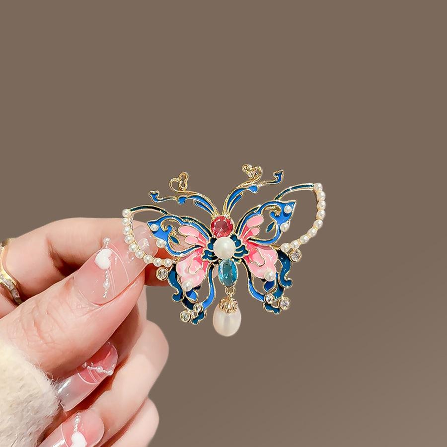 High-End Brooches, Women'S Sense Of Luxury, Niche, High-End Pins, Elegant Temperament, Fixed Clothes, Suits, Pearl Jewelry