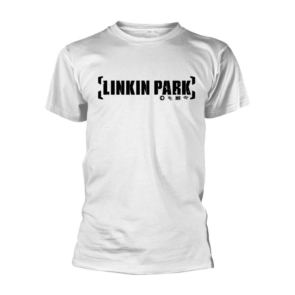 Футболка Linkin Park 'Bracket Logo' Белая - НОВАЯ
