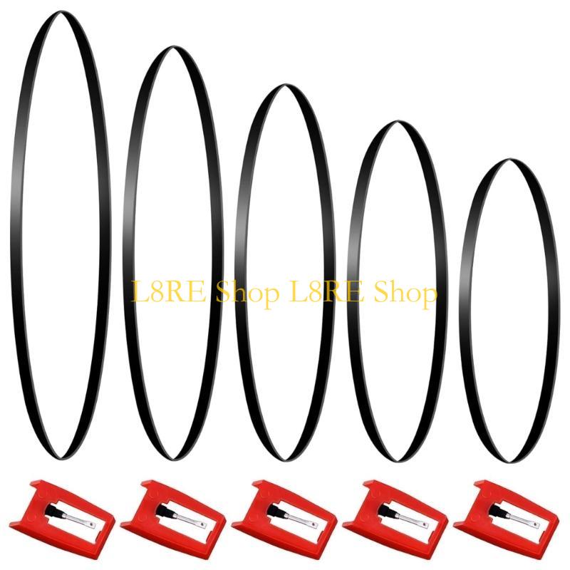 L8RE Phonograph Needle Record Player Belts Diamond Styluses Record Player Needle Replacement Record Player Turntable Belts