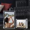 Магнитная акриловая фоторамка Guka - 3", 5", 7" квадратная, прозрачная подставка для карт A4